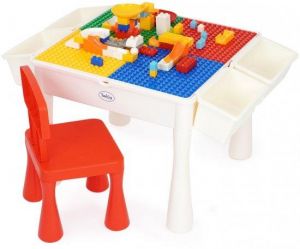 BuyWhatYouNeed משחקים צעצועים שולחן פעילות 5 ב-1 מבית Twigy - צבעוני